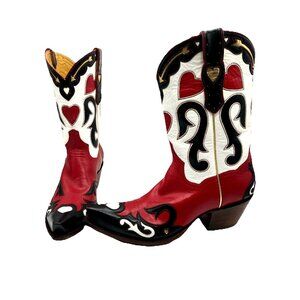 $1.9K 6.5 C Wide back At The Ranch Heart And Sole Cowgirl Boots
